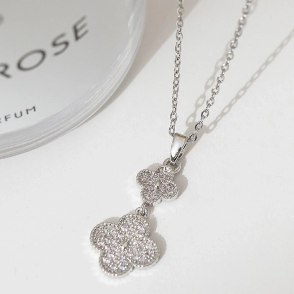 Stainless steel four leaf clover
